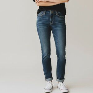 Women's Levi Strauss Signature Denim Jeans-Mid Rise, Slim, Cuffed -Size 32X28
